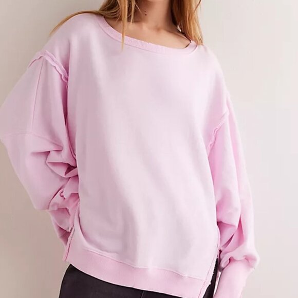 We The Free Tops - We The Free Camden Sweatshirt / Pink Tulle